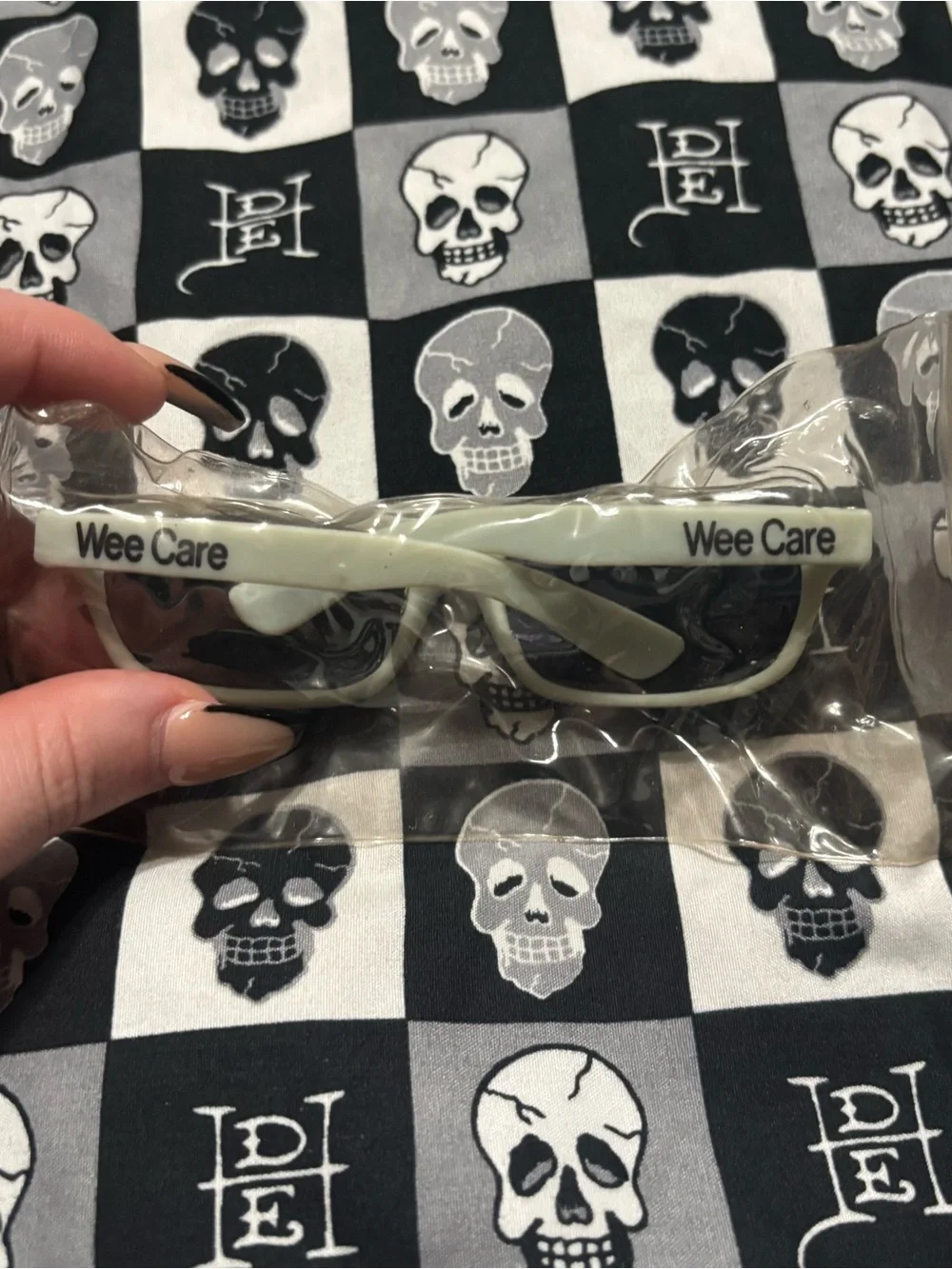 🎃5 for $25🎃 Vintage 90s Y2K Wee Care Infant Baby Toddler Gray Sunglasses